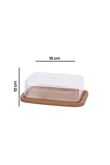 Excellent Houseware Bamboo Butter Bowl - 10X16 cm