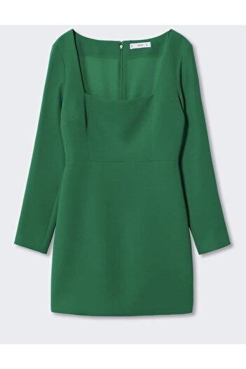 MANGO Woman Mango Women's Fitted Cut Dress