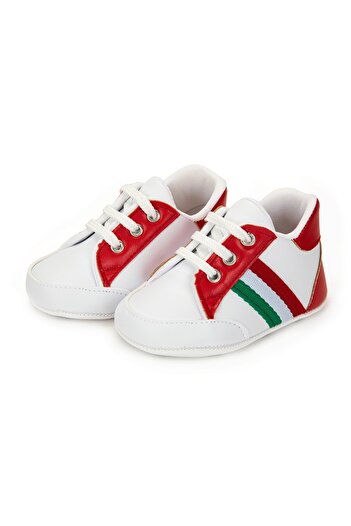 Baby Pattini Newborn Baby Shoes, Ilkadım Home Shoes, Anti-Sweat Cotton Lined Sports Model