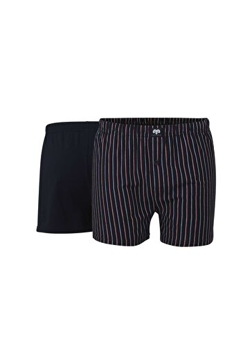 Ceceba Herren-Shorts, 2er-Pack – Boxershorts, Basic, Baumwolle, Single Jersey, M-3XL