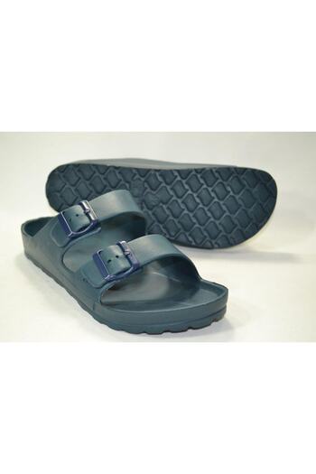 GEZER Παντόφλες Navy Blue Eva - Ανδρικό Garden Street, Ρυθμιζόμενη διπλή πόρπη