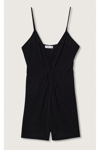 MANGO Woman Mango Knot Detailed Jumpsuit