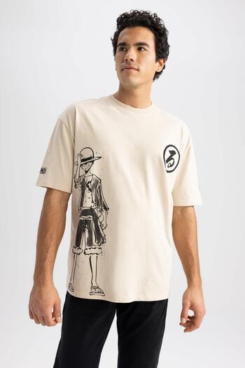 DeFacto Μπλουζάκι One Piece Oversized Fit 100% Βαμβάκι Z4054az23sp