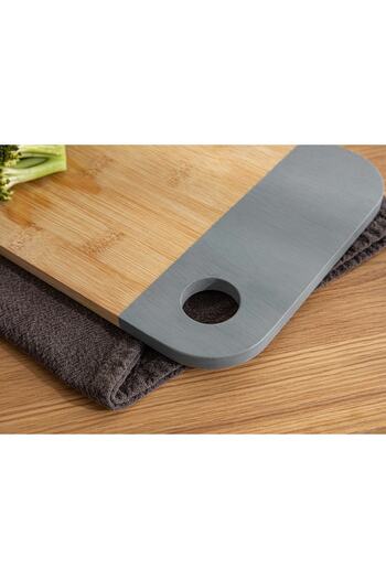 English Home Peony Bamboo Cutting Board 25x18 Cm Gray