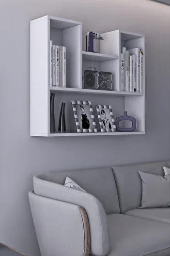 moka park avm Decorative Wall Shelf Living Room Bathroom Balcony Kitchen Bookshelf Multi-Purpose Shelf Decorraf