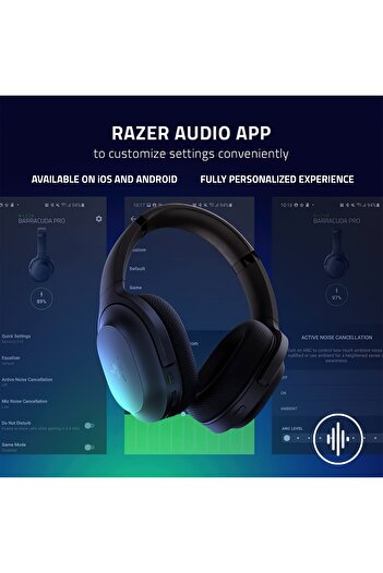RAZER Barracuda X Usb Kablosuz Rgb 7.1 Surround Mikrofonlu Kulak Üstü Esports Gaming Oyuncu Kulaklığı