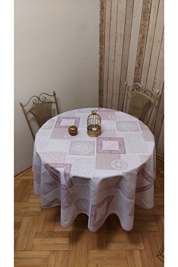 gonk Round, Duck (Liquid Repellent, Stain Resistant) Fabric, Table Cloth