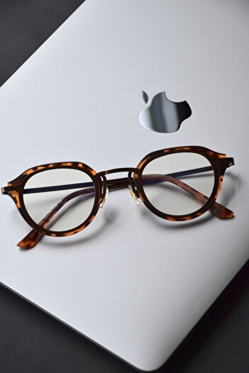 LOOKUP Lookup Unisex Oval Frame Transparent Glass Reading Glasses