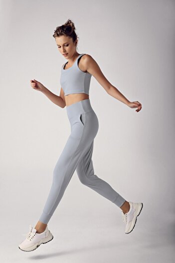 Artış Γυναικείο ψηλόμεσο τσεπάκι Jogger Sweatpants E01