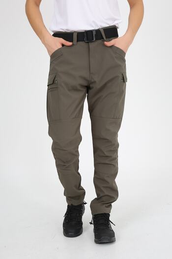 monel Παντελόνι εξωτερικού χώρου Χακί Ultra Lycra Relax Outdoor Khaki Water Repellent Ripstop Tactical Παντελόνι