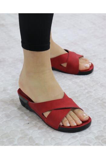Ceyo Women's Red Venice/9 Orthopedic Slippers