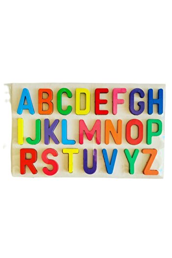 Bundera Wooden Puzzle 3 in 1 Alphabet, Geometry and Numbers