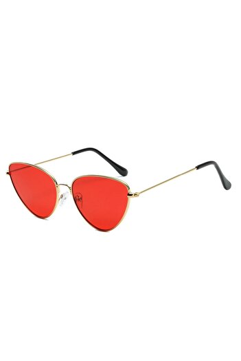 Toz Vintage Red Pilot Cat Sunglasses