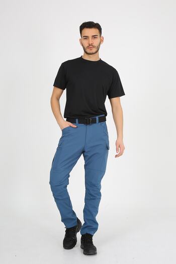 monel Outdoor Blue Ultra Lycra Pants Relax Outdoor Blue Water Repellent Ripstop Tactical Pants