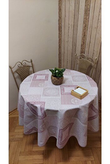 gonk Round, Duck (Liquid Repellent, Stain Resistant) Fabric, Table Cloth