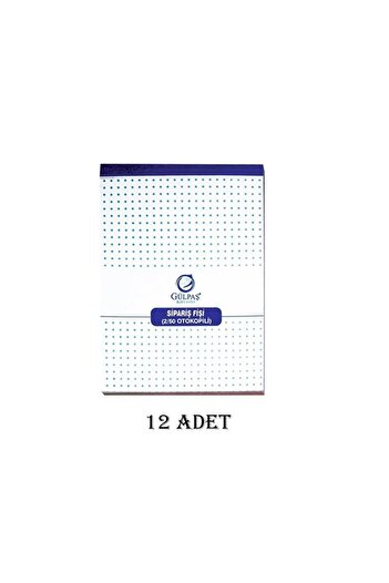 Gülpaş 107 A5 Automatic Copy Order Plug 12 Pieces