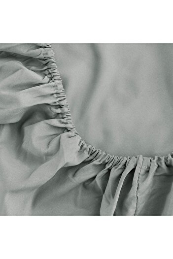 VESSİNOHOME Only Cotton Elastic Sheet Single Double King Size 57 Wire Fabric Size White-coloured