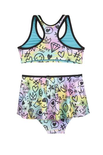 No Gossip Kids Skirted Children's Bikini Set Popart234204-d