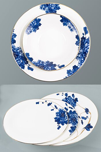Mikasa Moor Blue Cravo 74 Parça Yemek Seti