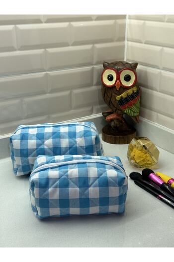 Hedwig Design Кольорова косметичка для макіяжу з квітковим принтом (великий розмір)