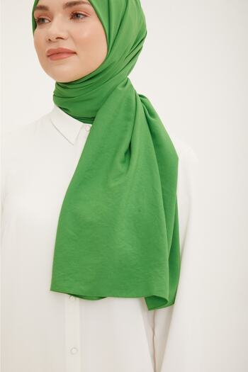 Armine Trend Women's Benetton Green Cotton Cazz Shawl
