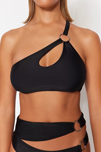 Trendyol Collection Μαύρο αξεσουάρ μπικίνι με έναν ώμο TBESS23BU00218