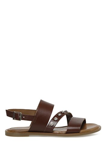 Nine West Yuny 3fx Brown Women's Flat Sandals