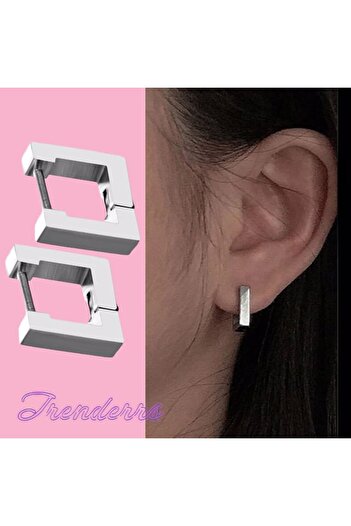 Trenderrs Unisex Hypoallergenic Gothic Punk Stainless Steel Earrings