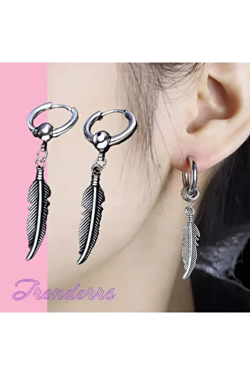Trenderrs Unisex Hypoallergenic Gothic Punk Stainless Steel Earrings