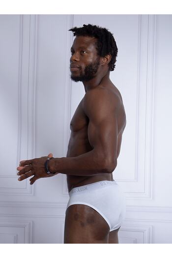 U.S. Polo Assn. Ανδρικό White Slip Boxer 3 Pack - 83057