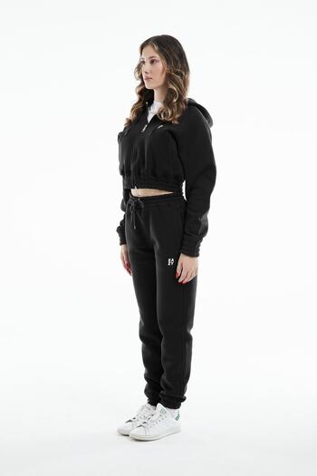 Eazy Co Σετ χειμερινής φόρμας Eazy Women Basic Black Elastic Premium