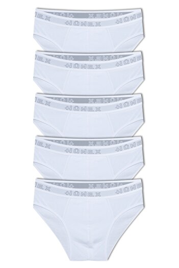 HNX 5-Piece Hünex Written Elastic Men's Slip Panties