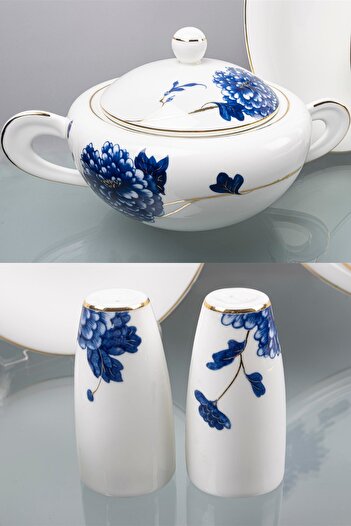 Mikasa Moor Blue Cravo 74 Parça Yemek Seti
