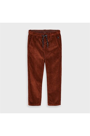 MAYORAL Boy's Oxide Color Velvet Trousers