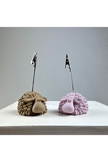 oasis decoration Lamb Note Holder Set of 2 (pink-paper bag)