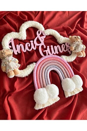FN Macrame Cloud Baby Door Ornament