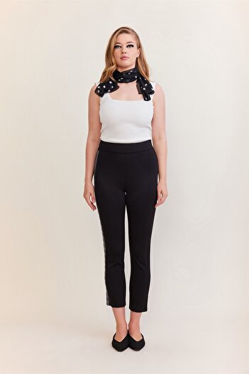 VERDA Stripe Detailed Trousers