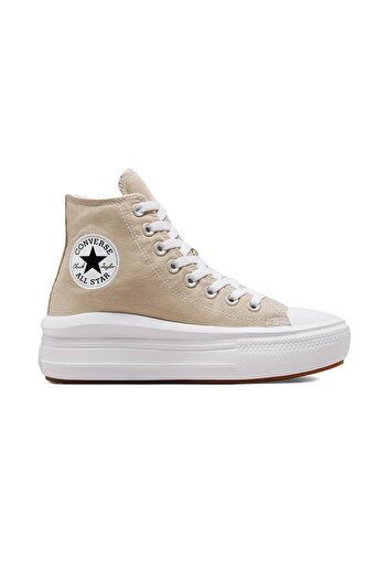 Converse Ctas Move Hi Unisex Platform Casual Shoes A04365c Cream