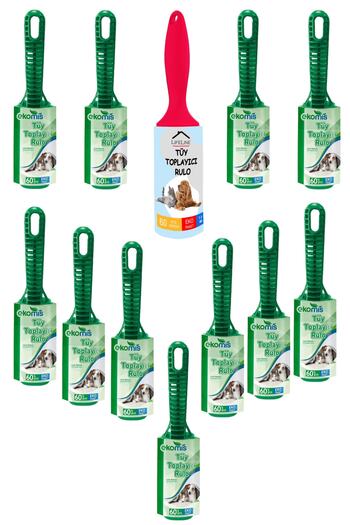Life Line 12 Pieces 60 Sheets Feather Collector Roll Ekomis 60 Sheets Feather Collector Roll Set