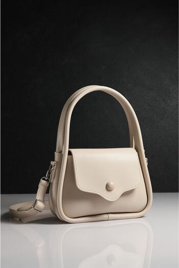 Rimense Cream Shoulder and Arm Bag