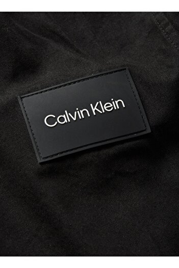Calvin Klein Düğmeli Yaka Siyah Erkek Gömlek K10k109920beh