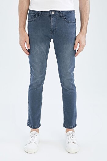 DeFacto Carlo Skinny Fit Normal Bel Dar Paça Стійкі джинси