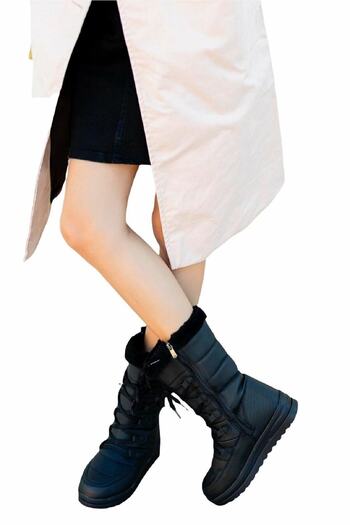 Twingo Snow Boots Furry Daily Zippered Women's Boots