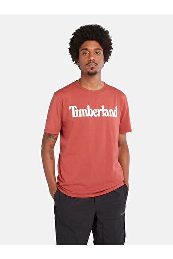 Timberland Kennebec Linear Tee Men's Orange T-shirt Tb0a2c31dh91