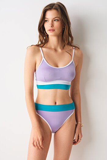 No Gossip Lilac Single Top Jojoba Piece Bustier - 239112