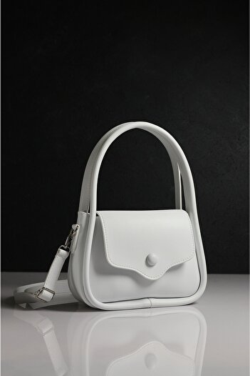 Rimense White Shoulder and Arm Bag