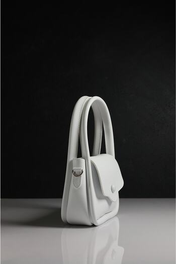 Rimense White Shoulder and Arm Bag