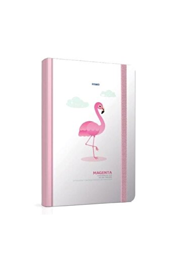 Gıpta Magenta 9x14 см Тверда обкладинка 120 аркушів Без ліній Ноут 34186