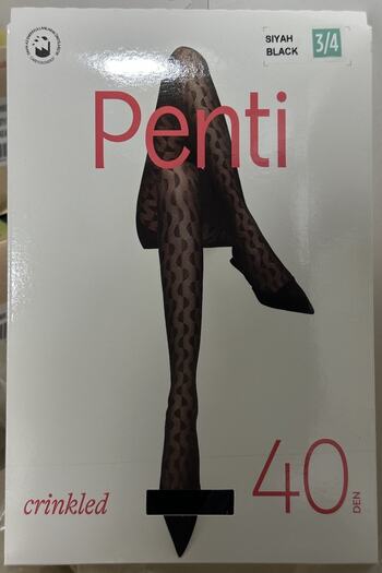 Penti Чорапогащи с намачкани шарки