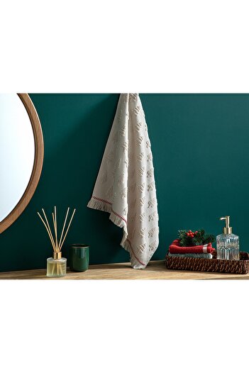 English Home Рушник для обличчя Santa Cotton 50x70 см бежевий